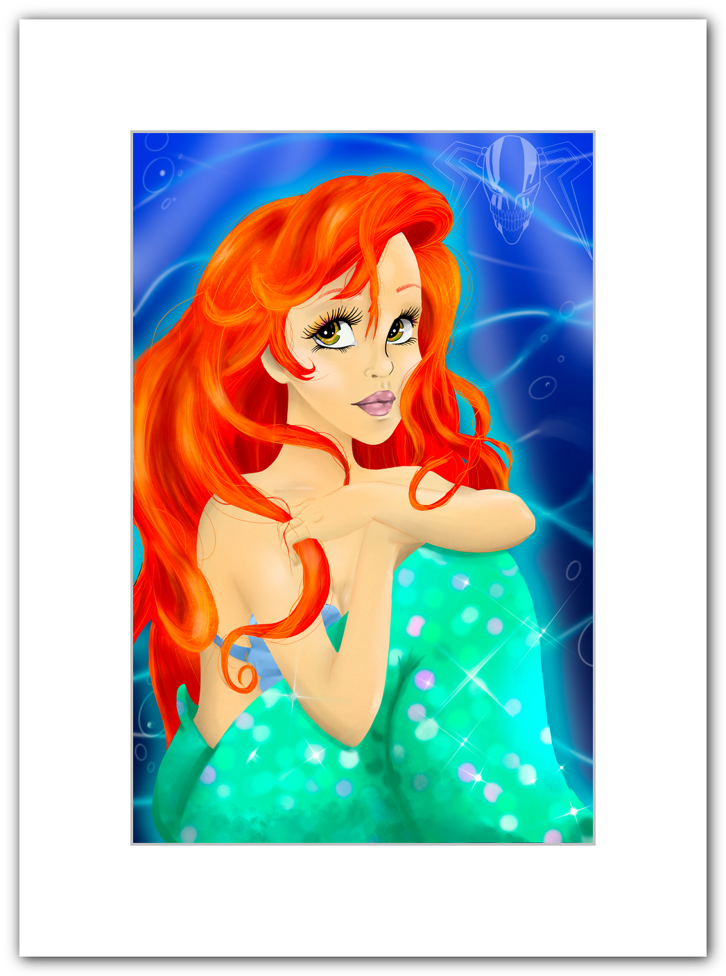 Ariel the Mermaid by Kyle Cook 16" x 20" Fine Art Print