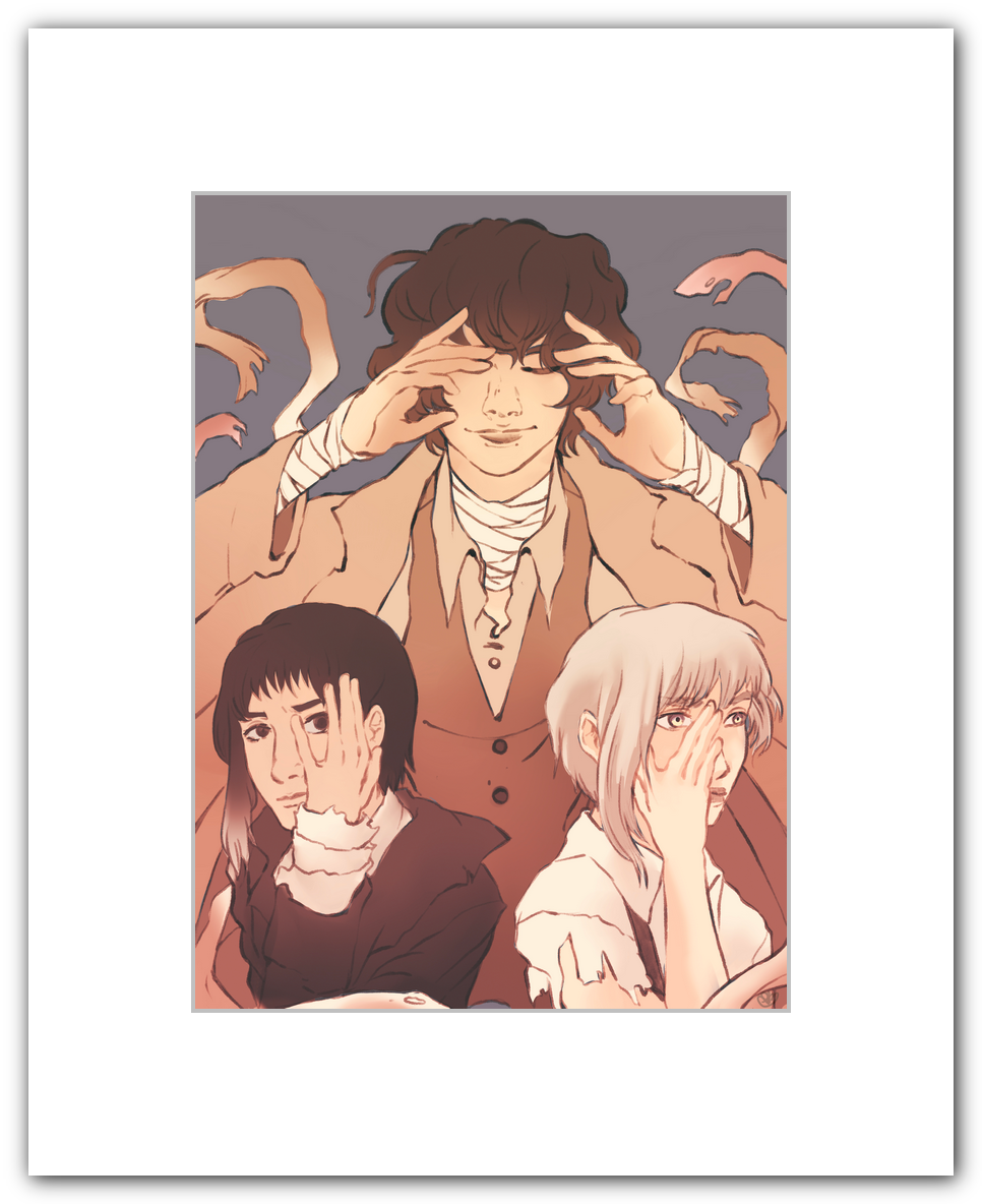 Bungou Stray Dogs by Siona Barney 16" x 20" Fine Art Print