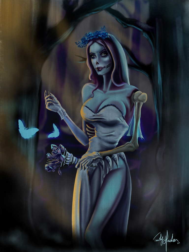 Corpse Bride by Timothy Houchen 8 x 10 Print