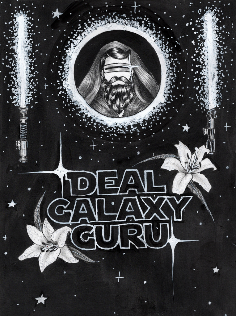 Deal Galaxy Guru by Jalynn Artist T-Shirt