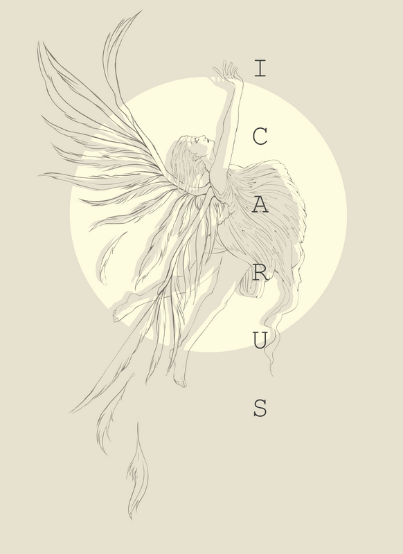 Icarus by Siona Barney 16" x 20" Fine Art Print