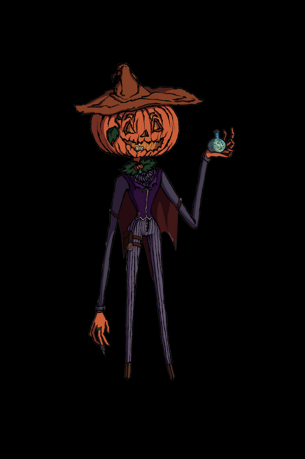 Pumpkin Witch by Peaches Gerber - [WITCH]