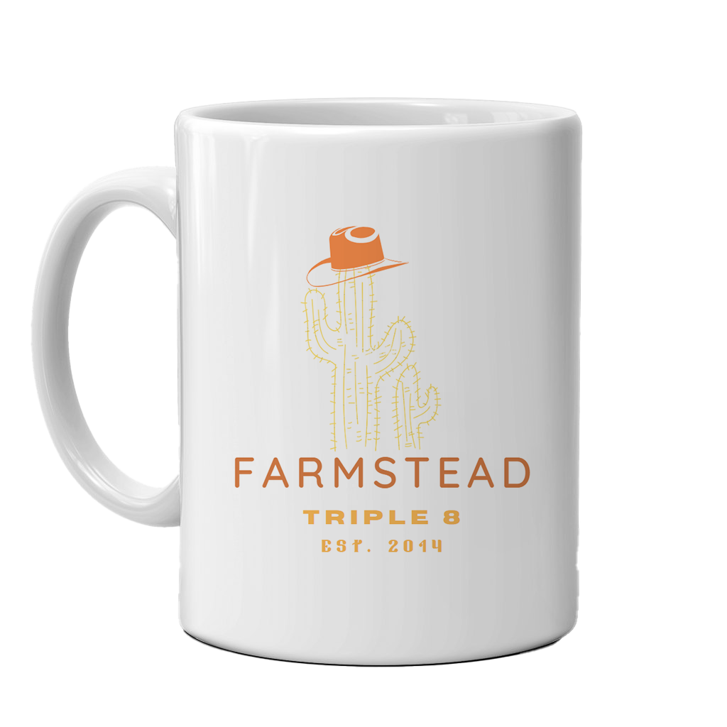 Triple 8 Farmstead - Cactus Cowboy Hat - Coffee Mug