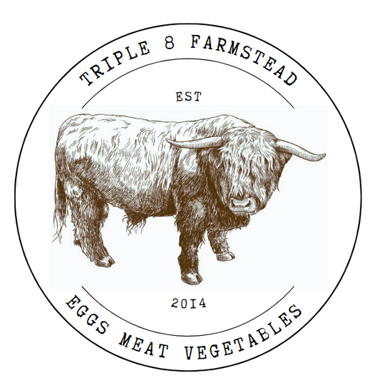 Triple 8 Farmstead - Eggs, Meat and Vegetables - Coffee Mug