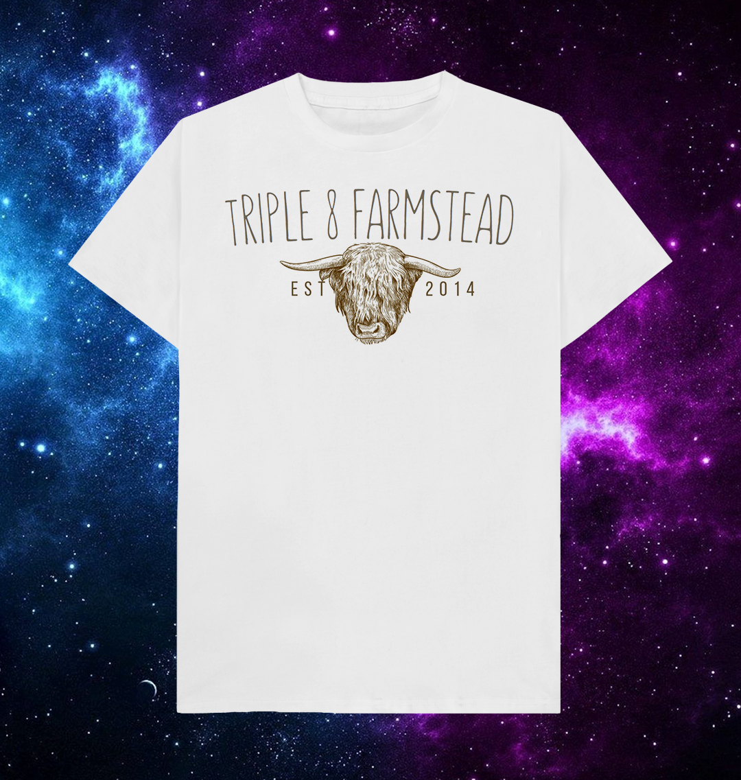 Triple 8 Farmstead - Highland EST 2014 - T-Shirt