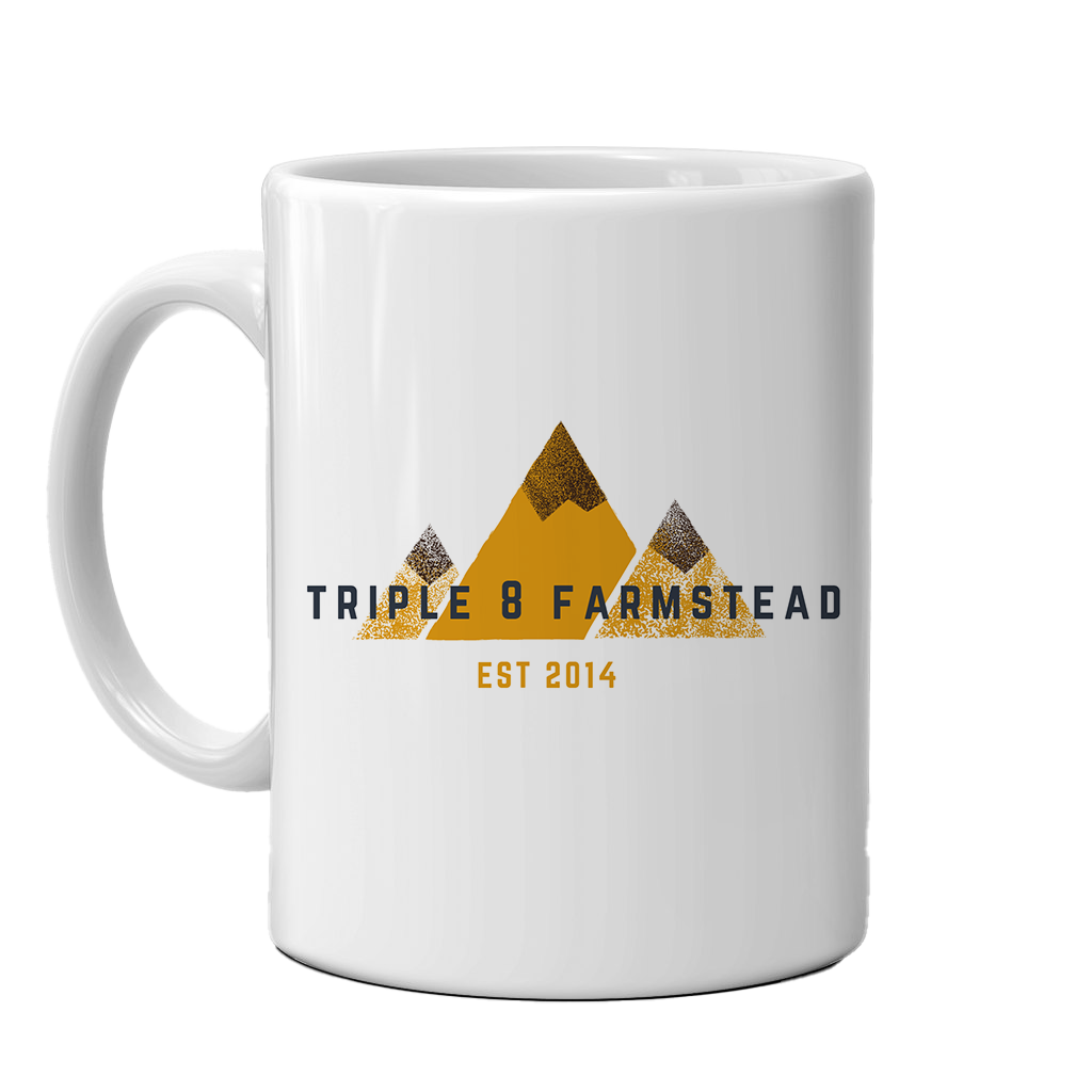 Triple 8 Farmstead - Mountains - Coffee Mug